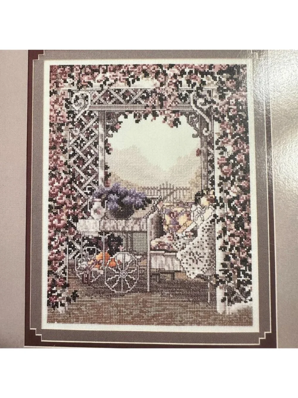Gardens Of The Heart Cross-Stitch Pattern Book By Glynda Turley